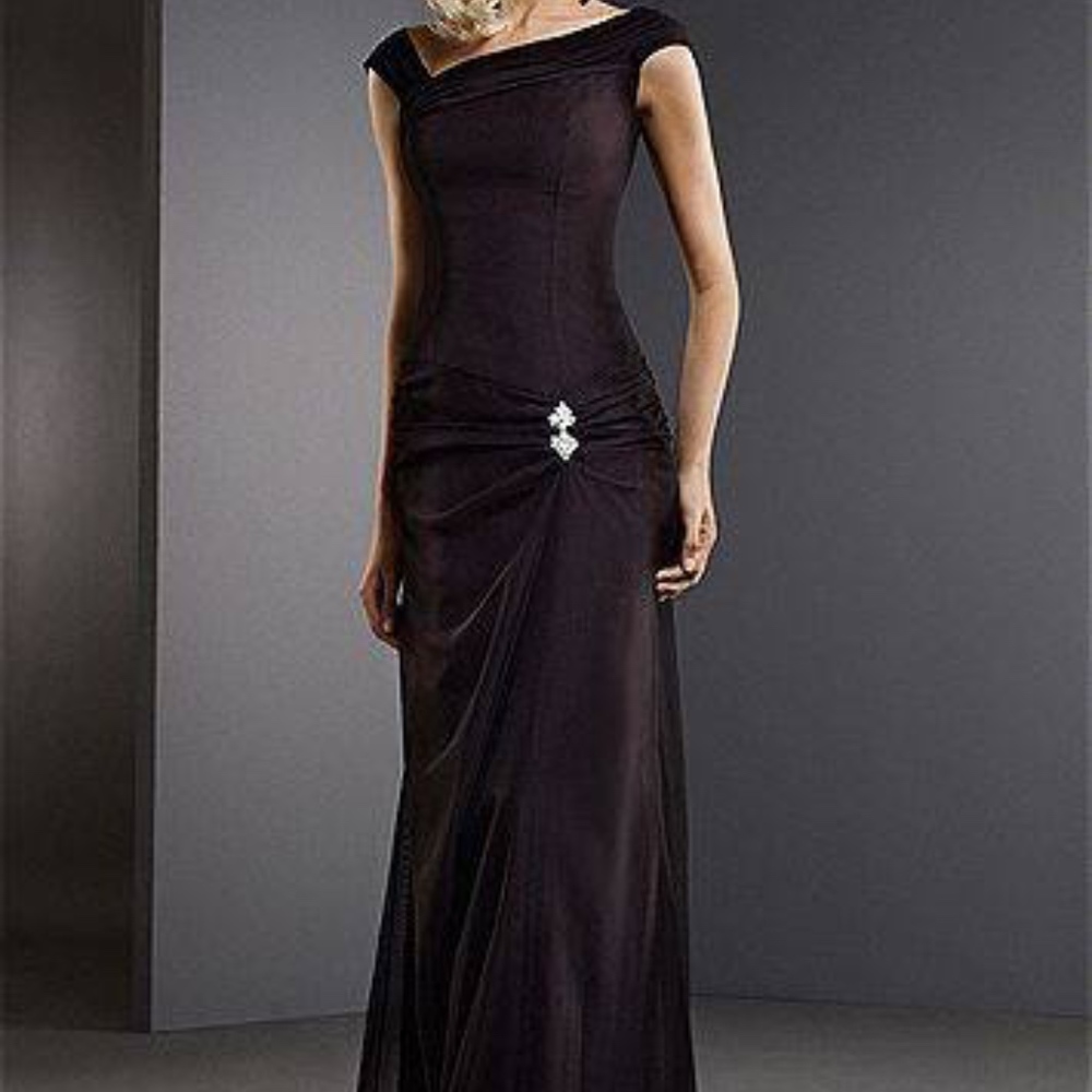 NWT Saison Blanche Black Evening Gown Size 10